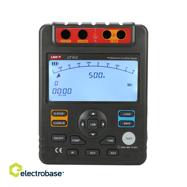 LAN Data Network // Testers and measuring equipment // Miernik rezystancji izolacji UT512 image 1