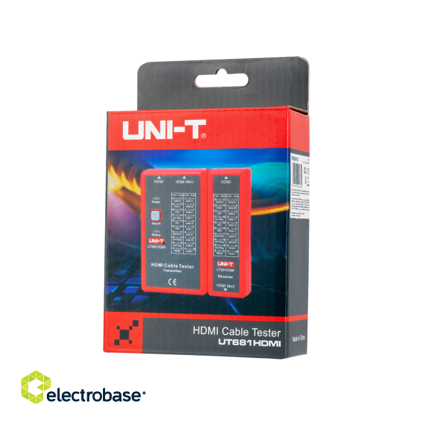 Структурированные кабельные системы // Тестеры и измерительное оборудование // Tester kabli HDMI Uni-T UT681HDMI фото 5