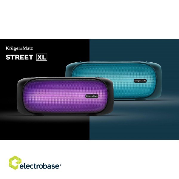 SALE // Głośnik bezprzewodowy Kruger&amp;Matz Street XL , kolor niebieski image 10