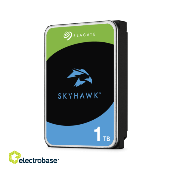 Kompiuterių komponentai // HDD/SSD Rėmas // Dysk do monitoringu Seagate Skyhawk 1TB 3.5&quot; 64MB paveikslėlis 1