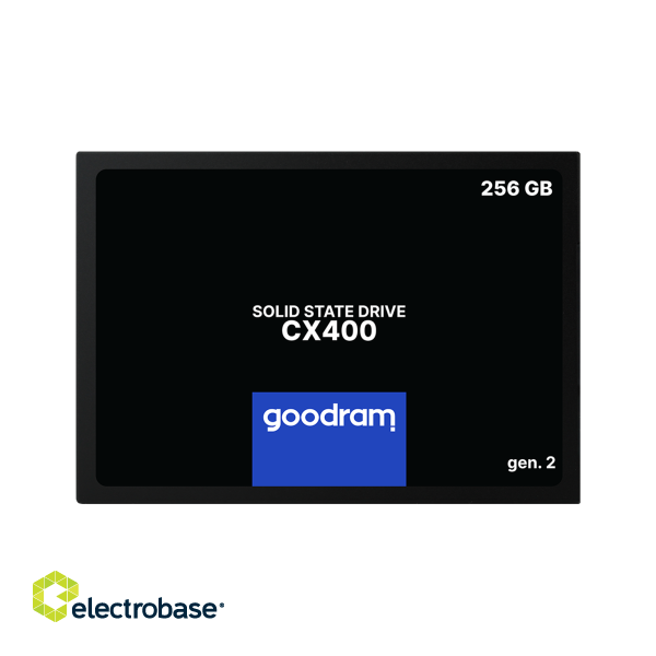 Tietokoneen komponentit // HDD/SSD-asennus // Dysk SSD Goodram 256 GB CX400 image 4