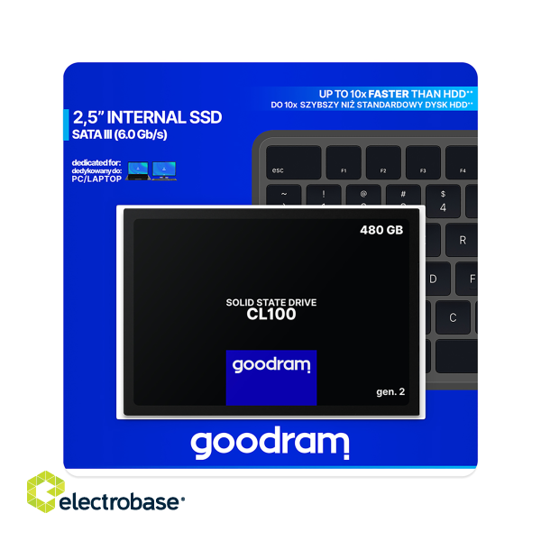 SALE // Dysk SSD Goodram 480 GB CL100 фото 6