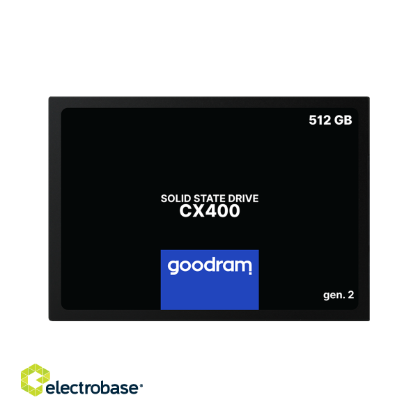 Kompiuterių komponentai // HDD/SSD Rėmas // Dysk SSD Goodram 512 GB CX400 paveikslėlis 4