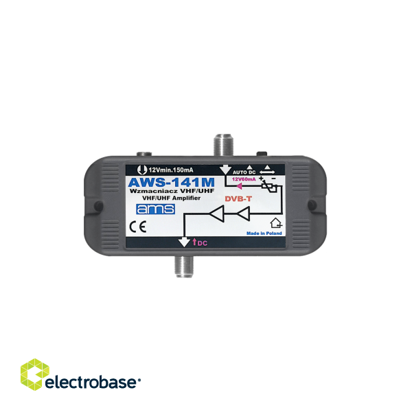 TV and Home Cinema // TV antennas // Wzmacniacz antenowy AMS AWS-141M