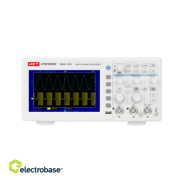 LAN Data Network // Testers and measuring equipment // Oscyloskop Uni-T UTD2052CEX+ image 1