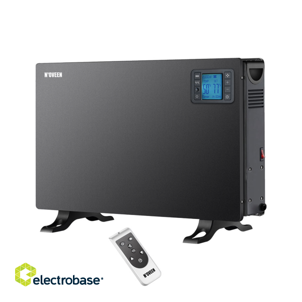 Climate devices // Heaters // Grzejnik konwektorowy CH7100 LCD SMART BLACK N'OVEEN image 1