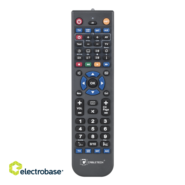 TV and Home Cinema // Remote Controls // Pilot uniwersalny programowalny Cabletech 4 in 1