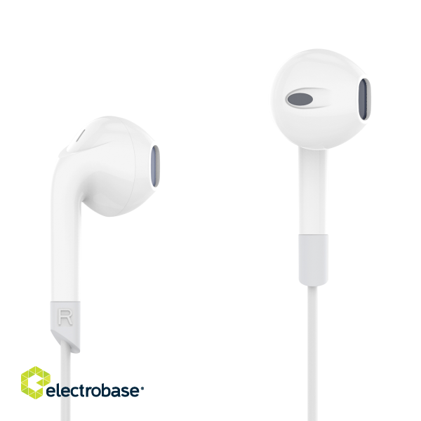 Headphones and Headsets // Headsets // Słuchawki douszne z mikrofonem na USB-C Kruger&amp;Matz C2 białe image 2