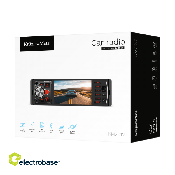 Car and Motorcycle Products, Audio, Navigation, CB Radio // Car Radio and Audio, Car Monitors // Radio samochodowe Kruger&amp;Matz KM2012 image 7