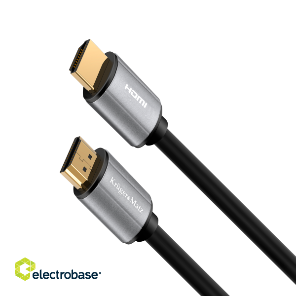 Koaksialinių kabelių sistemos // HDMI, DVI, AUDIO jungiamieji laidai ir priedai // Kabel HDMI-HDMI 15m Kruger&amp;Matz Basic paveikslėlis 2