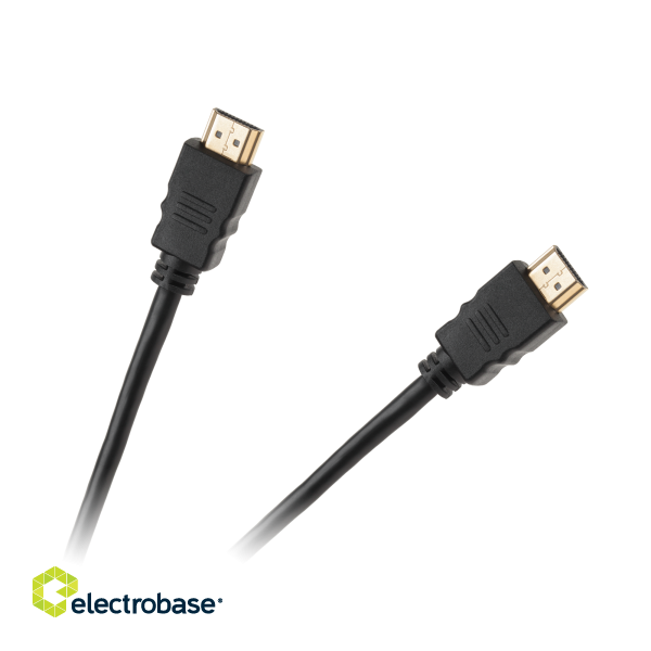 Koaksiālo kabeļi 75 Ohm, 50 Ohm un Televīzijas aksesuāri // HDMI, DVI, Audio savienotājkabeļi un aksesuāri // Kabel  HDMI - HDMI 2.0 4K 10m Cabletech Eco Line image 1
