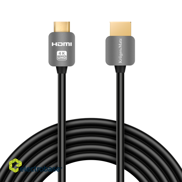 Coaxial cable networks // Video Adapters | HDMI adapters | DVI adapters // Kabel HDMI - mini HDMI wtyk-wtyk (A-C)  1.8m Kruger&amp;Matz image 2