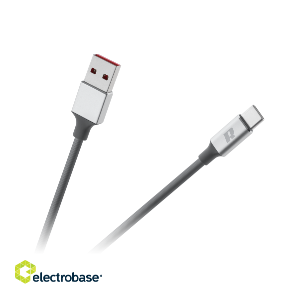 Tabletit ja tarvikkeet // USB-kaapelit // Kabel USB 3.0 - USB typu C REBEL 100 cm image 1