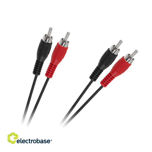 Koaksialinių kabelių sistemos // HDMI, DVI, AUDIO jungiamieji laidai ir priedai // Kabel 2 x RCA - 2 x RCA 3m