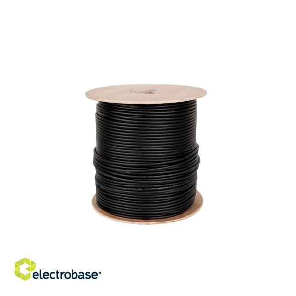 Cables // Coaxial Cables // Kabel koncentryczny F690 BV+ŻEL CZARNY 305m