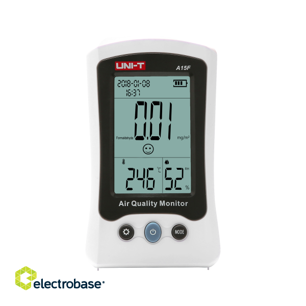 LAN datortīkli // Testeri un mēriekārtas // Miernik jakości powietrza Uni-T A15F image 1