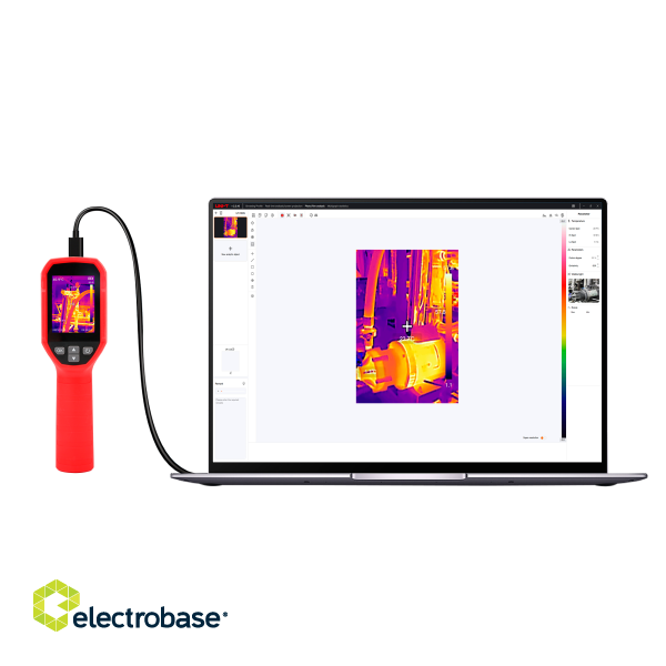 LAN Data Network // Testers and measuring equipment // Kamera termowizyjna UTi716S image 7