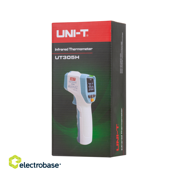 LAN-tietoverkko // Testaajat ja mittauslaitteet // Miernik temperatury, termometr bezdotykowy Uni-T UT305H image 5