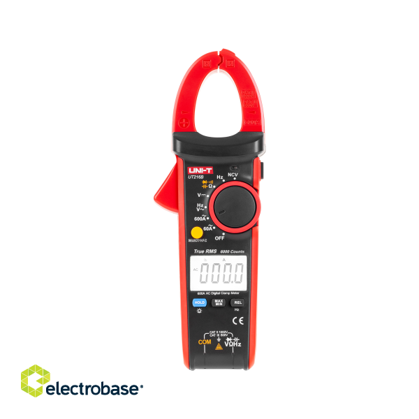 LAN Data Network // Testers and measuring equipment // Miernik cęgowy 600 A TrueRMS model UT216B image 1