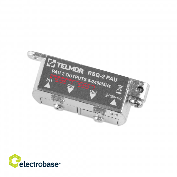 Ühendused // Different Audio, Video, Data connection plug and sockets // RSQ-2 PAU QUICK SPLITTER 2X 2.4G TELMOR image 1