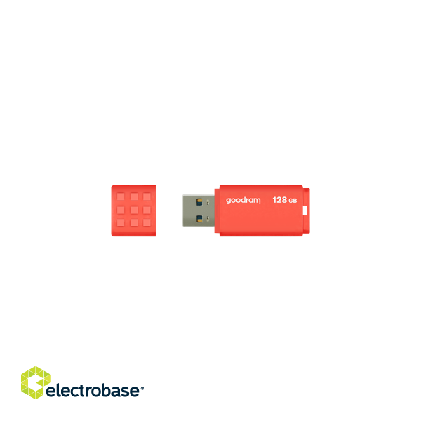 Внешние устройства хранения данных // USB Flash Памяти // Pendrive Goodram USB 3.2 128GB pomarańczowy фото 2