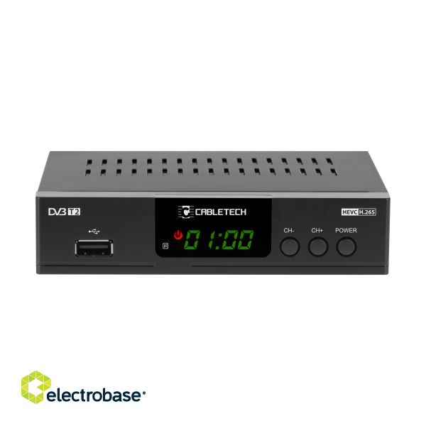 TV and Home Cinema // Media, DVD Players, Receivers // Tuner DVB-T2  H.265 HEVC Cabletech фото 2