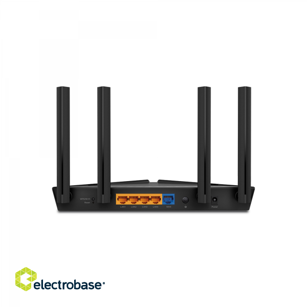 Network equipment // Wireless Routers // TP-LINK router Archer AX1500,dwupasmowy, bezprzewodowy, WIFi6, 300/1201 Mb/s image 3