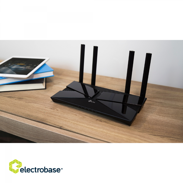 Network equipment // Wireless Routers // TP-LINK router Archer AX1500,dwupasmowy, bezprzewodowy, WIFi6, 300/1201 Mb/s image 5