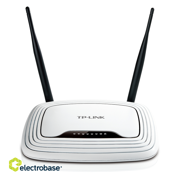 Tīkla iekārtas // Bezvadu Rūteri // TP-LINK TL-WR841N Bezprzewodowy router, standard N, 300Mb/s image 1