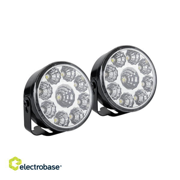 LED Lighting // Light bulbs for CARS // Światła do jazdy dziennej okrągłe (LED 06)
