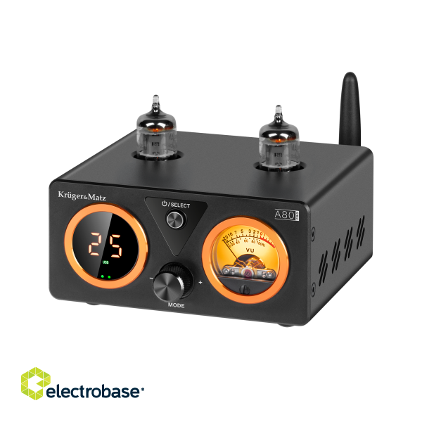 TV, Audio ja video tarvikud // Kodukino süsteemid ja heliribad // Wzmacniacz lampowy stereo Kruger&amp;Matz model A80-PRO image 1