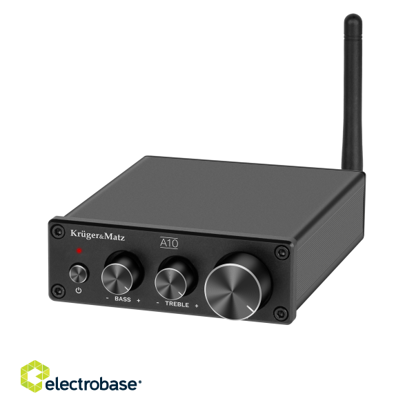TV, Audio un Video tehnika // Mājās kinozāles un akustiskās sistēmas // Wzmacniacz stereo Kruger&amp;Matz model A10 image 1