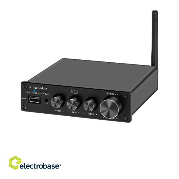 TV, Audio ja video tarvikud // Kodukino süsteemid ja heliribad // Wzmacniacz stereo Kruger&amp;Matz model A20 image 1
