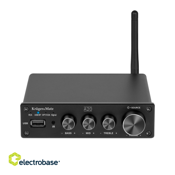 TV, Audio ja video tarvikud // Kodukino süsteemid ja heliribad // Wzmacniacz stereo Kruger&amp;Matz model A20 image 3