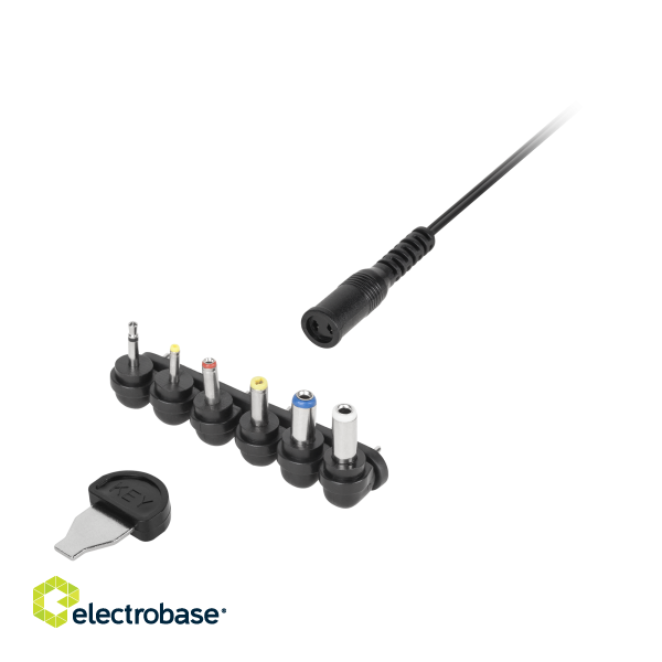 Baterijas, akumulatori, barošanas bloki un adapteri // Barošanas bloki - adapteri, USB-C, UCB-A, Lightning kabeļi // Zasilacz stabilizowany z regulacją Kemot 1000mA image 2