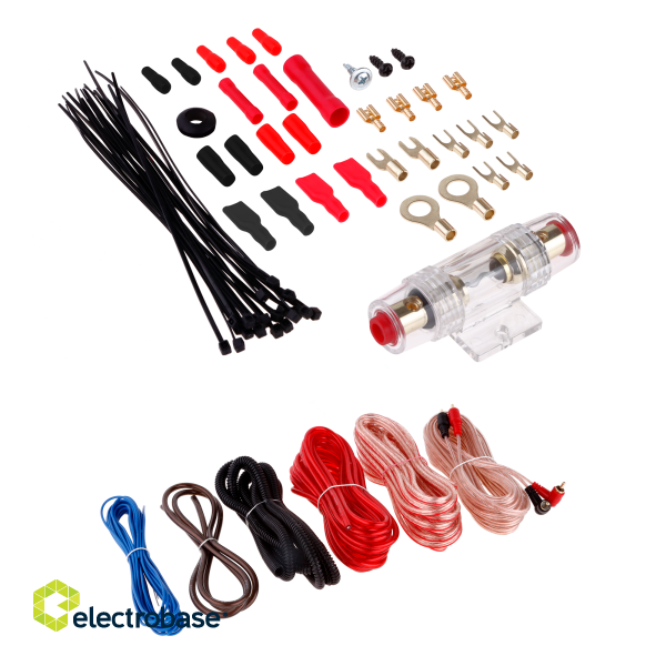 Car and Motorcycle Products, Audio, Navigation, CB Radio // Car Electronics Components : Installation Cables : Fuses : Connectors // Zestaw samochodowy Peiying image 1
