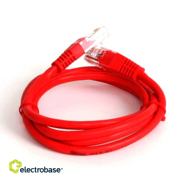 EFB-ELEKTRONIK Patch kabelis Cat5e 1m sarkans K8096.1