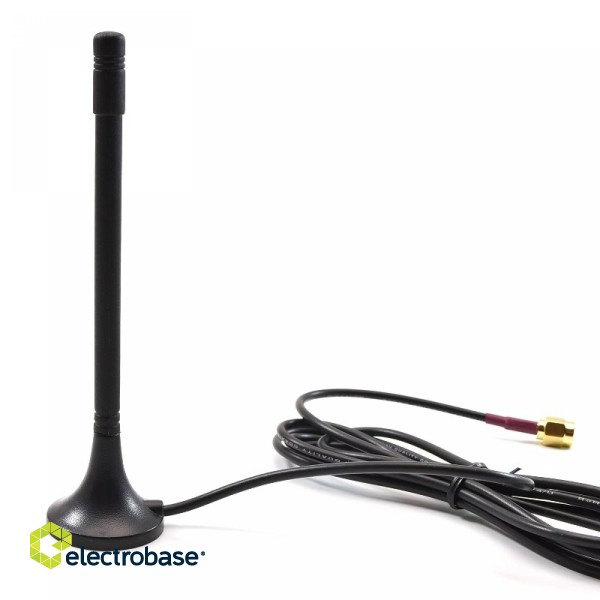 OEM 3G/4G LTE iekštelpu antena ar magnētisko pamatni  1 5m kabelis JCG016L