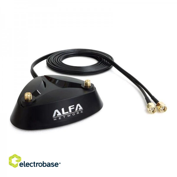 Alfa Network Alfa Dual Antenna Magnetic Base ARS-AS02T