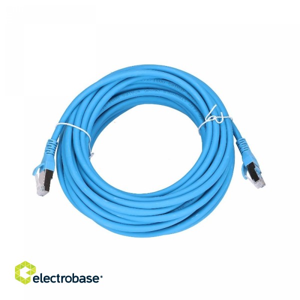 OEM Patch Cable Cat6A 10m blue CAT.6A S/FTP 10M