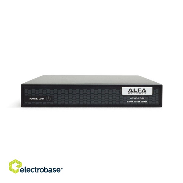 Alfa Network Alfa 5-портовый Ethernet коммутатор 2.5 Gbps AGS05-2.5GL