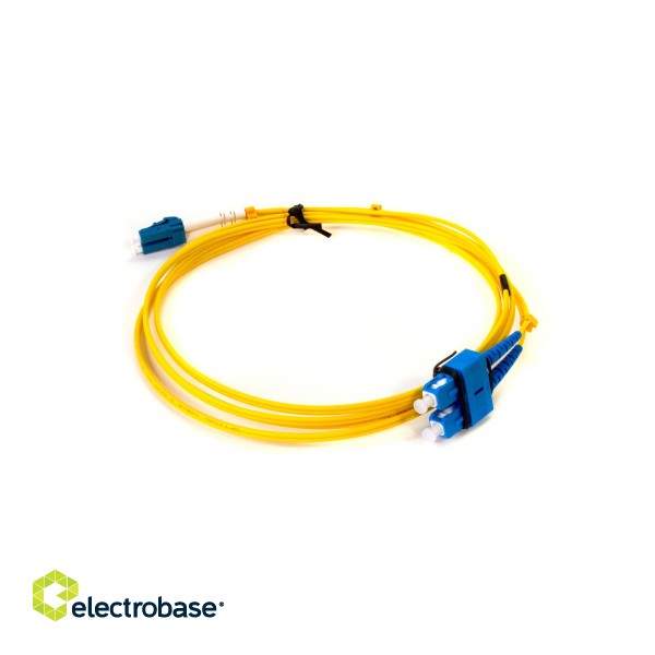 OEM Komutācijas kabelis LC-SC 2m/2mm Duplex SM PCLCSC9D2-2L