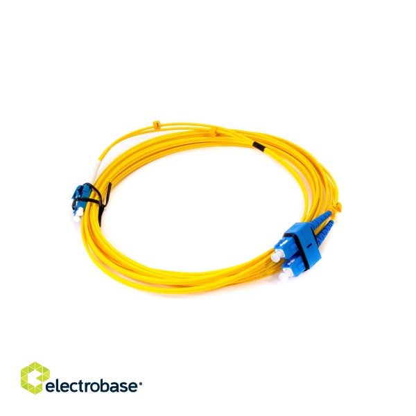 OEM Komutācijas kabelis LC-SC 5m/2mm Duplex SM PCLCSC9D5-2L