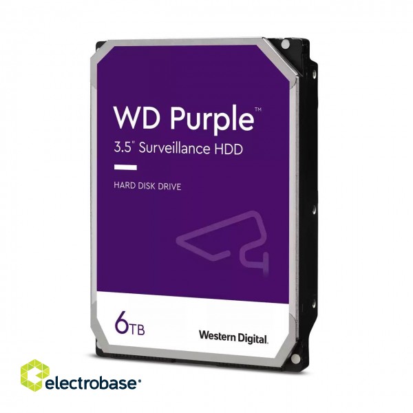 Western Digital Purple HDD SATA 6TB 6GB/S 256MB WD63PURZ