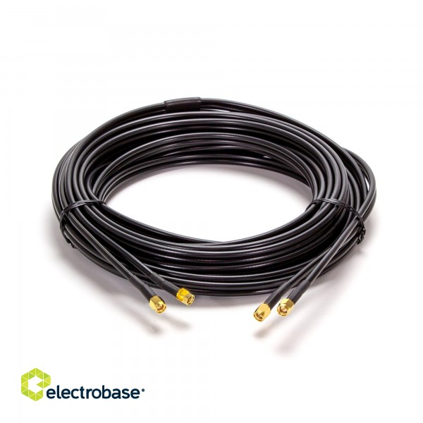 OEM Coaxial Cable SMA Male / SMA Male Duplex 10m CC-SM-SM-10-D