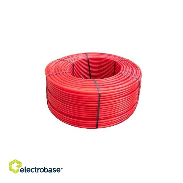 Caurule PE-RT D16x2mm,300m,sarkana, ANTIOXYGEN barrier Caurule siltām grīdām PE-RT ar skābekļa barjeru COBRAPERT OXISTOP