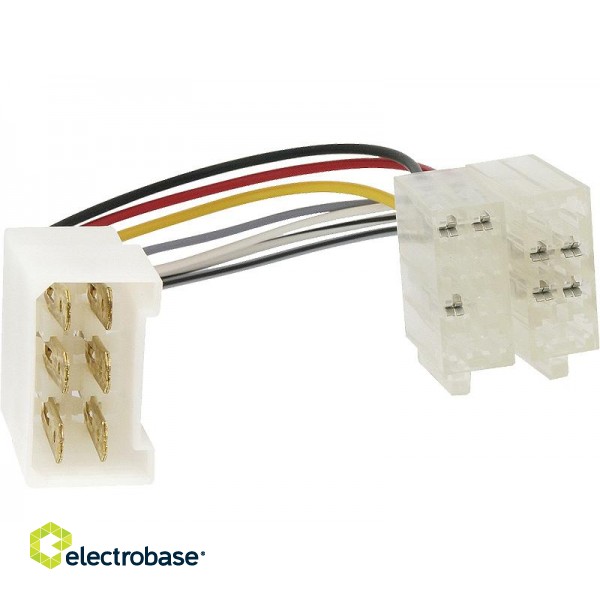 Car and Motorcycle Products, Audio, Navigation, CB Radio // ISO connectors and cables for the car radio // 0317# Samochodowy adapter cinquecento-iso