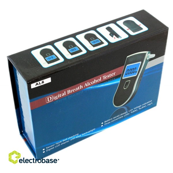 Car and Motorcycle Products, Audio, Navigation, CB Radio // Alcohol Tester // AL6 Alkomat lcd z ustnikami image 8