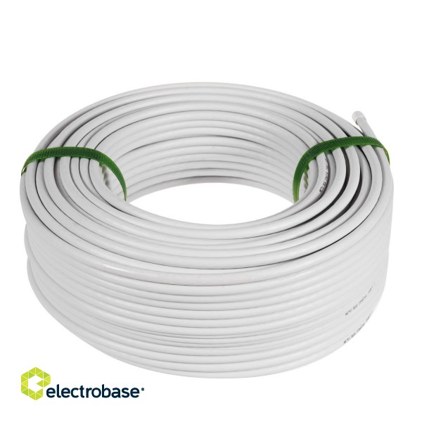 Cables // Coaxial Cables // Kabel  koncentryczny Maclean, Przewód antenowy satelitarny, RG61.02CU+4.8FPE+CU/P+32*0.12CU+6.8PVC, 100M, MCTV-472 image 3