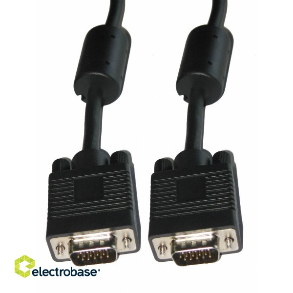 Koaksiālo kabeļi 75 Ohm, 50 Ohm un Televīzijas aksesuāri // HDMI, DVI, Audio savienotājkabeļi un aksesuāri // KPO3710-10 Kabel SVGA wtyk-wtyk 10m 